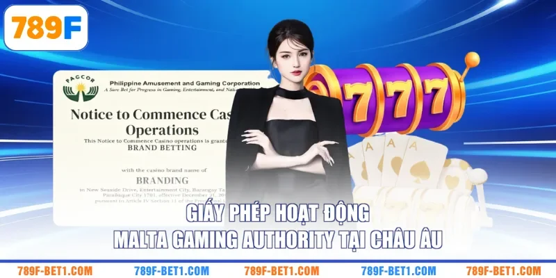 Giấy phép hoạt động Malta Gaming Authority tại châu Âu