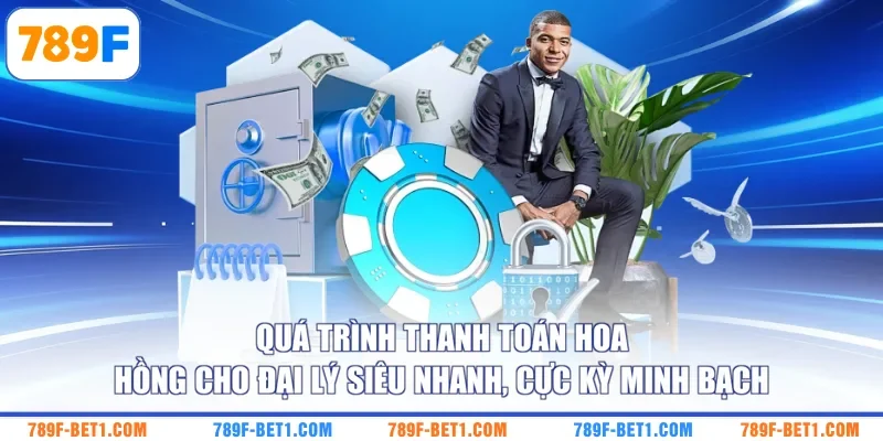 Quá trình thanh toán hoa hồng cho đại lý siêu nhanh, cực kỳ minh bạch